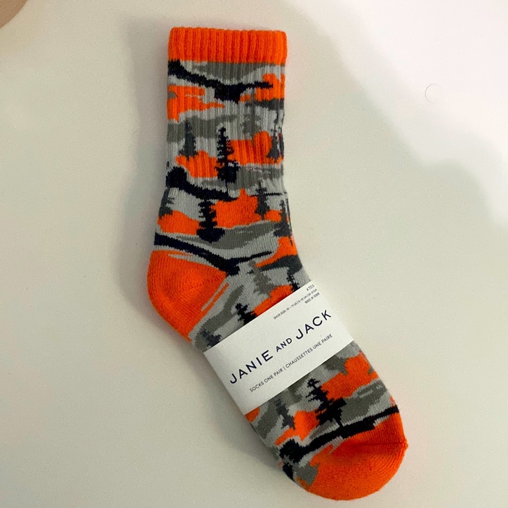 Janie and Jack Boys Socks  -  Fits Kid’s Shoe Size 10-11